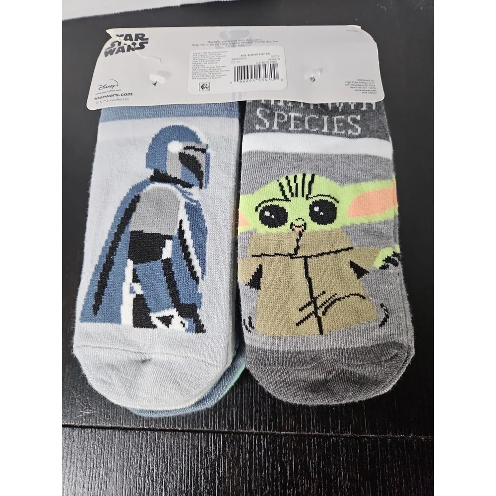 Disney Star Wars Womens Shoe Size 4-10  Graphic No Show Socks 10 Pairs New 1623
